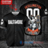 Baltimore Orioles Jack Skellington Sally World Series Trophy Baseball Jersey Black