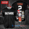 Baltimore Orioles x Dr Seuss with World Series Trophy Custom Baseball Jersey Black City Connect