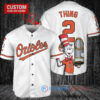 Baltimore Orioles x Dr Seuss with World Series Trophy Custom Baseball Jersey White