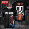 Baltimore Orioles x Joker DC Comics with Trophy Custom Baseball Jersey Black City Connect