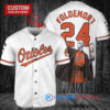 Baltimore Orioles x Lord Voldemort Harry Potter with Trophy Custom Baseball Jersey White