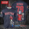 Boston Red Sox x Halloween Michael Myers with Trophy Custom Baseball Jersey Navy