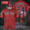Boston Red Sox x Lord Voldemort Harry Potter with Trophy Custom Baseball Jersey Red