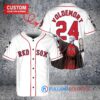 Boston Red Sox x Lord Voldemort Harry Potter with Trophy Custom Baseball Jersey White