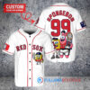 Boston Red Sox x SpongeBob SquarePants with Trophy Custom Baseball Jersey White