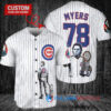 Chicago Cubs x Halloween Michael Myers with Trophy Custom Baseball Jersey White