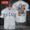 Chicago Cubs x Lilo & Stitch with Trophy Baseball Jersey Gray