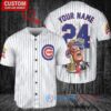 Chicago Cubs x Limited Edition with World Series Trophy Custom Baseball Jersey White