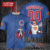 Chicago Cubs x Superman DC Comics with Trophy Custom Baseball Jersey Royal