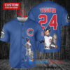 Chicago Cubs x Vegeta Super Saiyan Dragon Ball Z with Trophy Custom Baseball Jersey Royal