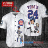 Chicago Cubs x Vegeta Super Saiyan Dragon Ball Z with Trophy Custom Baseball Jersey White