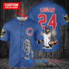 Chicago Cubs x Wolverine Logan with Trophy Custom Baseball Jersey Royal