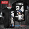 Chicago White Sox Vegeta Super Saiyan Dragon Ball Z Trophy Baseball Jersey Black V2
