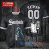 Chicago White Sox x DC Comics Batman The Dark Knight with Trophy Custom Baseball Jersey Black City Connect