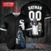 Chicago White Sox x DC Comics Batman The Dark Knight with Trophy Custom Baseball Jersey Black