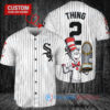 Chicago White Sox x Dr Seuss with World Series Trophy Custom Baseball Jersey White