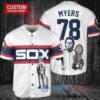 Chicago White Sox x Halloween Michael Myers with Trophy Custom Baseball Jersey White Stripe