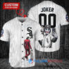 Chicago White Sox x Joker DC Comics with Trophy Custom Baseball Jersey White