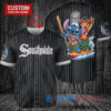Chicago White Sox x Lilo & Stitch with Trophy Baseball Jersey Black City Connect