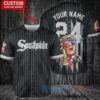 Chicago White Sox x Limited Edition with World Series Trophy Custom Baseball Jersey Black City Connect