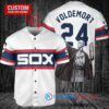 Chicago White Sox x Lord Voldemort Harry Potter with Trophy Custom Baseball Jersey White Stripe