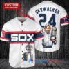 Chicago White Sox x Luke Skywalker Star Wars with Trophy Custom Baseball Jersey White Stripe