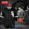 Chicago White Sox x Son Goku Kakarot Super Saiyan Dragon Ball Z with Trophy Baseball Jersey Black