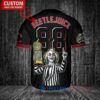 Cincinnati Reds Beetlejuice Halloween World Series Trophy Baseball Jersey Black