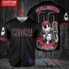 Cincinnati Reds Jack Skellington Sally World Series Trophy Baseball Jersey Black