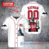 Cincinnati Reds x DC Comics Batman The Dark Knight with Trophy Custom Baseball Jersey White