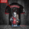 Cincinnati Reds x Friday the 13th Jason Voorhees Halloween with World Series Trophy Custom Baseball Jersey Black 2023 City Connect