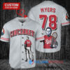 Cincinnati Reds x Halloween Michael Myers with Trophy Custom Baseball Jersey Gray