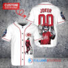 Cincinnati Reds x Joker DC Comics with Trophy Custom Baseball Jersey White