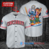 Cincinnati Reds x Lilo & Stitch with Trophy Baseball Jersey Gray