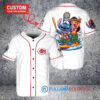 Cincinnati Reds x Lilo & Stitch with Trophy Baseball Jersey White