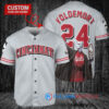Cincinnati Reds x Lord Voldemort Harry Potter with Trophy Custom Baseball Jersey Gray