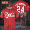 Cincinnati Reds x Lord Voldemort Harry Potter with Trophy Custom Baseball Jersey Red