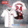 Cincinnati Reds x Lord Voldemort Harry Potter with Trophy Custom Baseball Jersey White