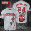 Cincinnati Reds x Luke Skywalker Star Wars with Trophy Custom Baseball Jersey Gray