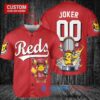 Cincinnati Reds x Pikachu Pokemon with Trophy Custom Baseball Jersey Red