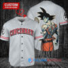 Cincinnati Reds x Son Goku Kakarot Super Saiyan Dragon Ball Z with Trophy Baseball Jersey Gray