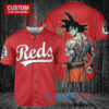 Cincinnati Reds x Son Goku Kakarot Super Saiyan Dragon Ball Z with Trophy Baseball Jersey Red