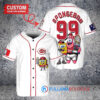 Cincinnati Reds x SpongeBob SquarePants with Trophy Custom Baseball Jersey White