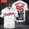 Cleveland Guardians Ghostface Scream World Series Baseball Jersey White