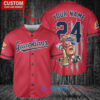 Cleveland Guardians Limited Edition World Series Trophy Baseball Jersey Red