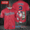 Cleveland Guardians x Dr Seuss with World Series Trophy Custom Baseball Jersey Red