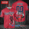 Cleveland Guardians x Joker DC Comics with Trophy Custom Baseball Jersey Red