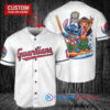 Cleveland Guardians x Lilo & Stitch with Trophy Baseball Jersey White