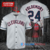 Cleveland Guardians x Lord Voldemort Harry Potter with Trophy Custom Baseball Jersey Gray