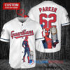 Cleveland Guardians x Marvel Spiderman with Trophy Custom Baseball Jersey White